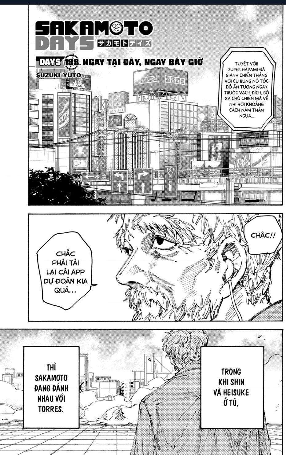 Sakamoto Days Chap 188 - Trang 1
