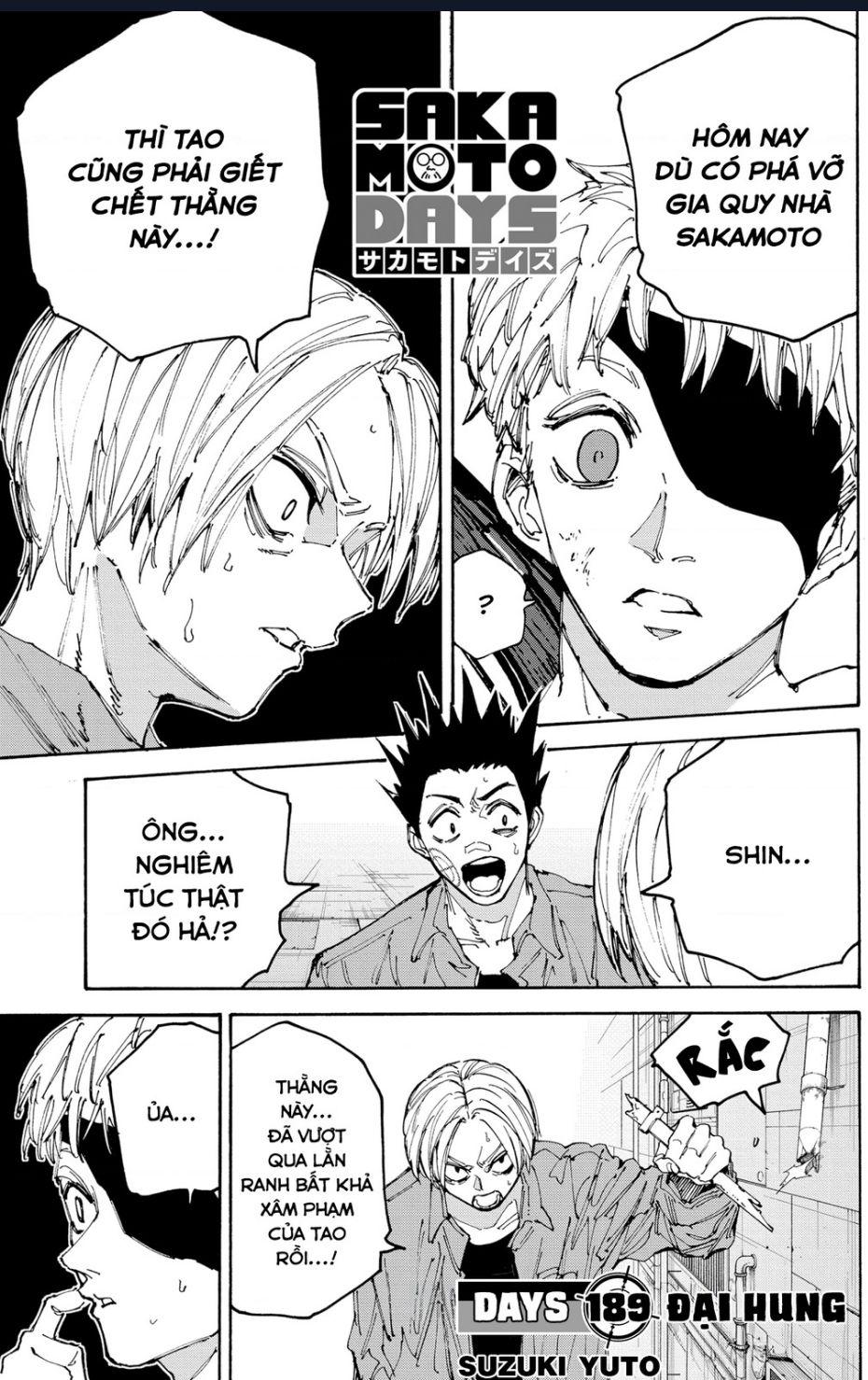 Sakamoto Days Chap 189 - Trang 1