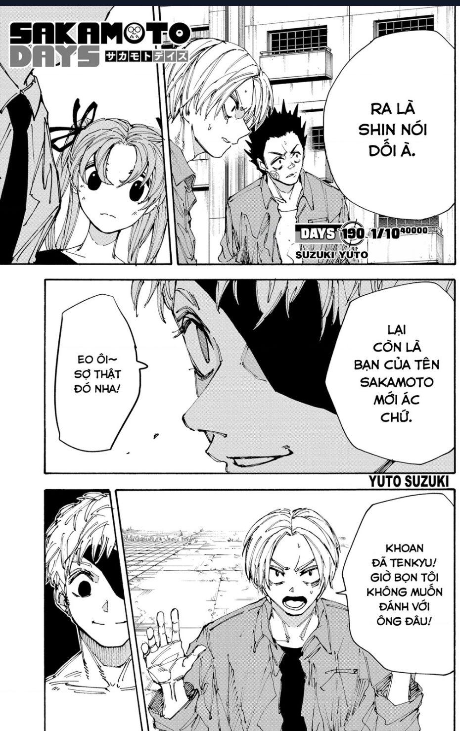 Sakamoto Days Chap 190 - Trang 1