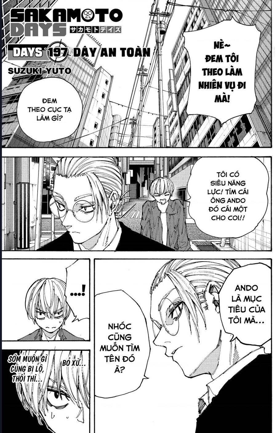 Sakamoto Days Chap 197 - Trang 1