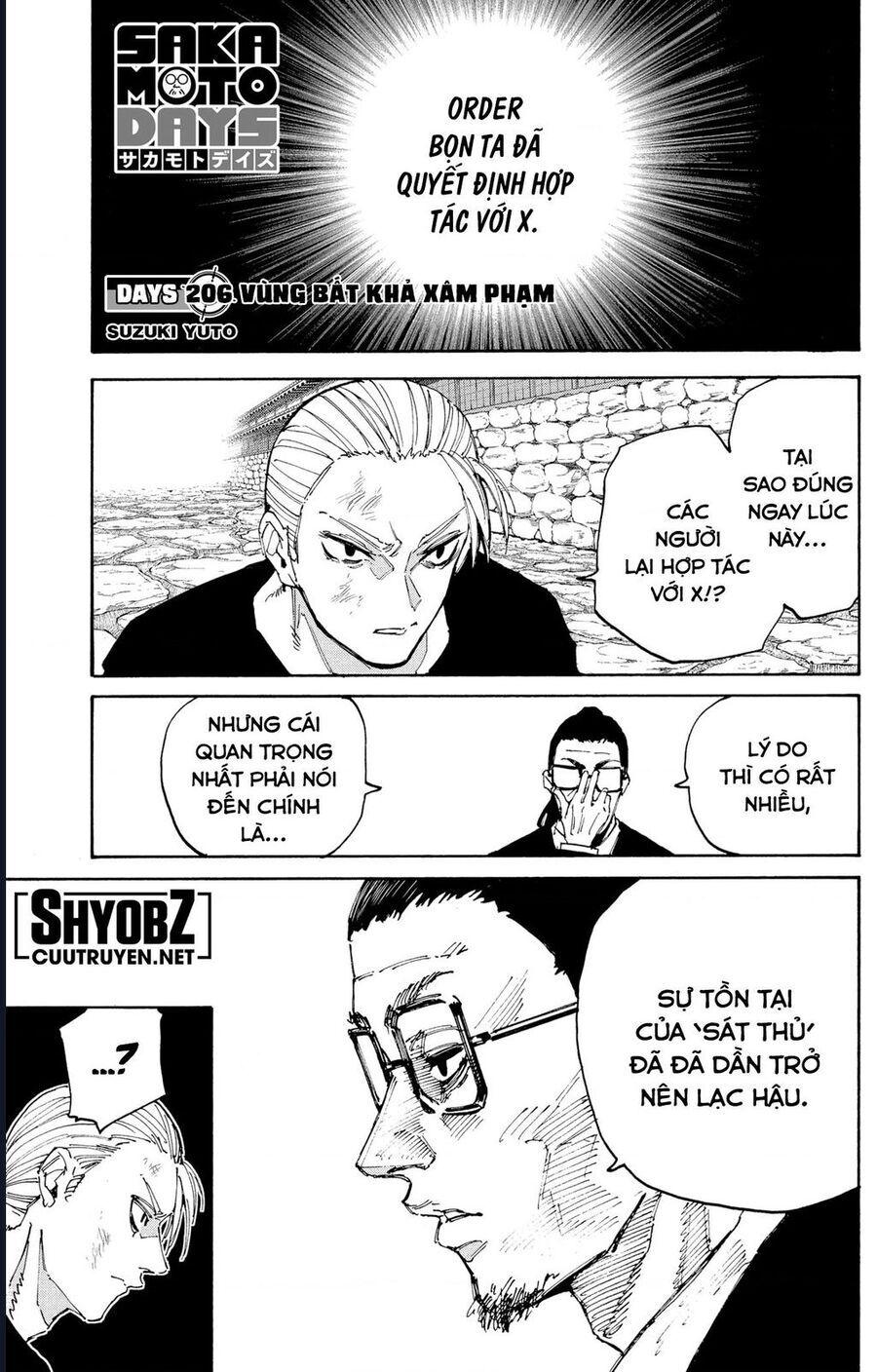 Sakamoto Days Chap 206 - Trang 1
