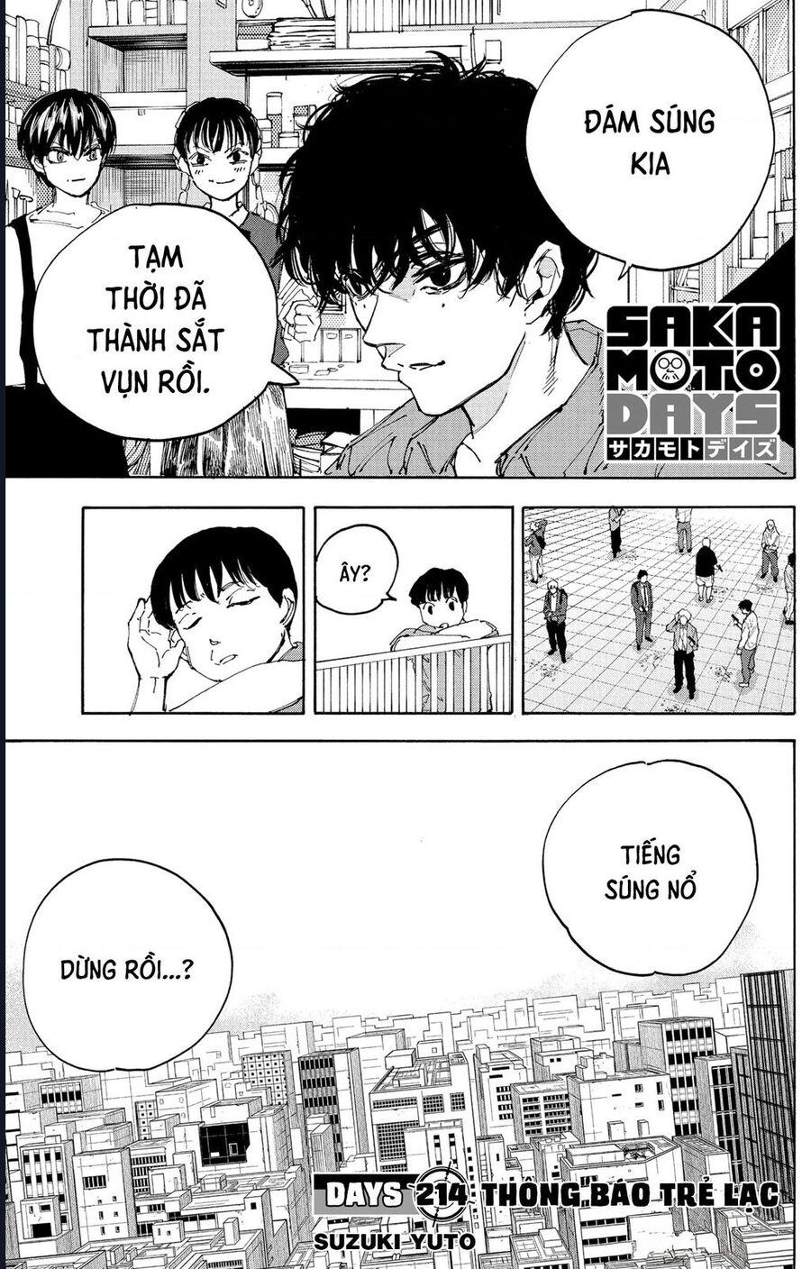 Sakamoto Days Chap 214 - Trang 1