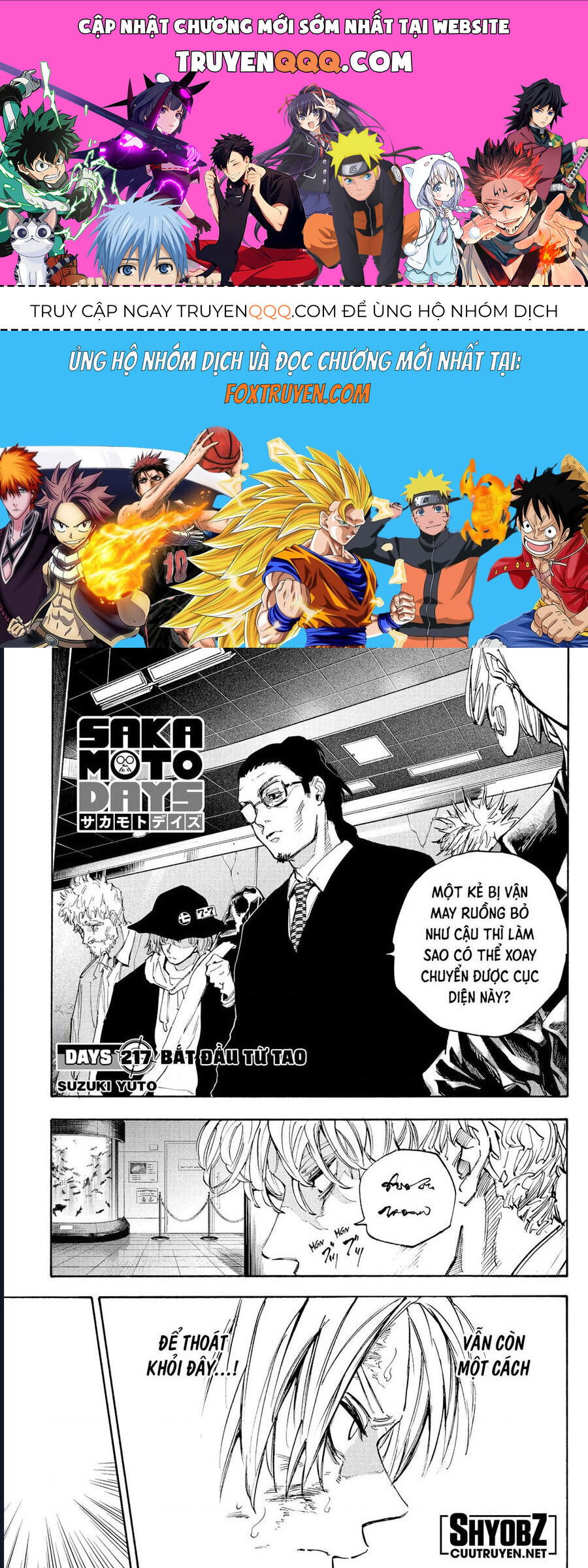 Sakamoto Days Chap 217 - Trang 1