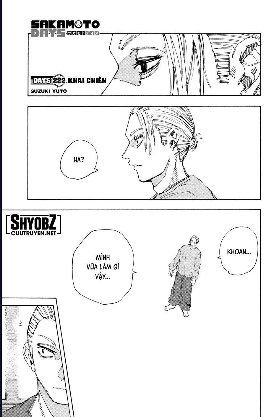 Sakamoto Days Chap 222 - Trang 1
