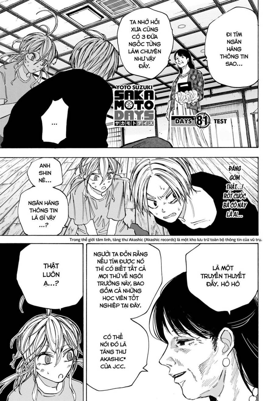 Sakamoto Days Chap 81 - Trang 1